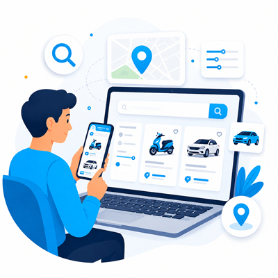 search bike or car